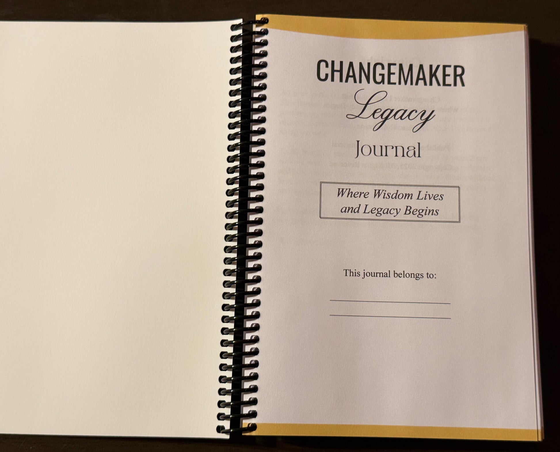 ChangeMaker Legacy Journal